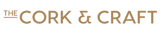 The Cork & Craft logo in brown lettering