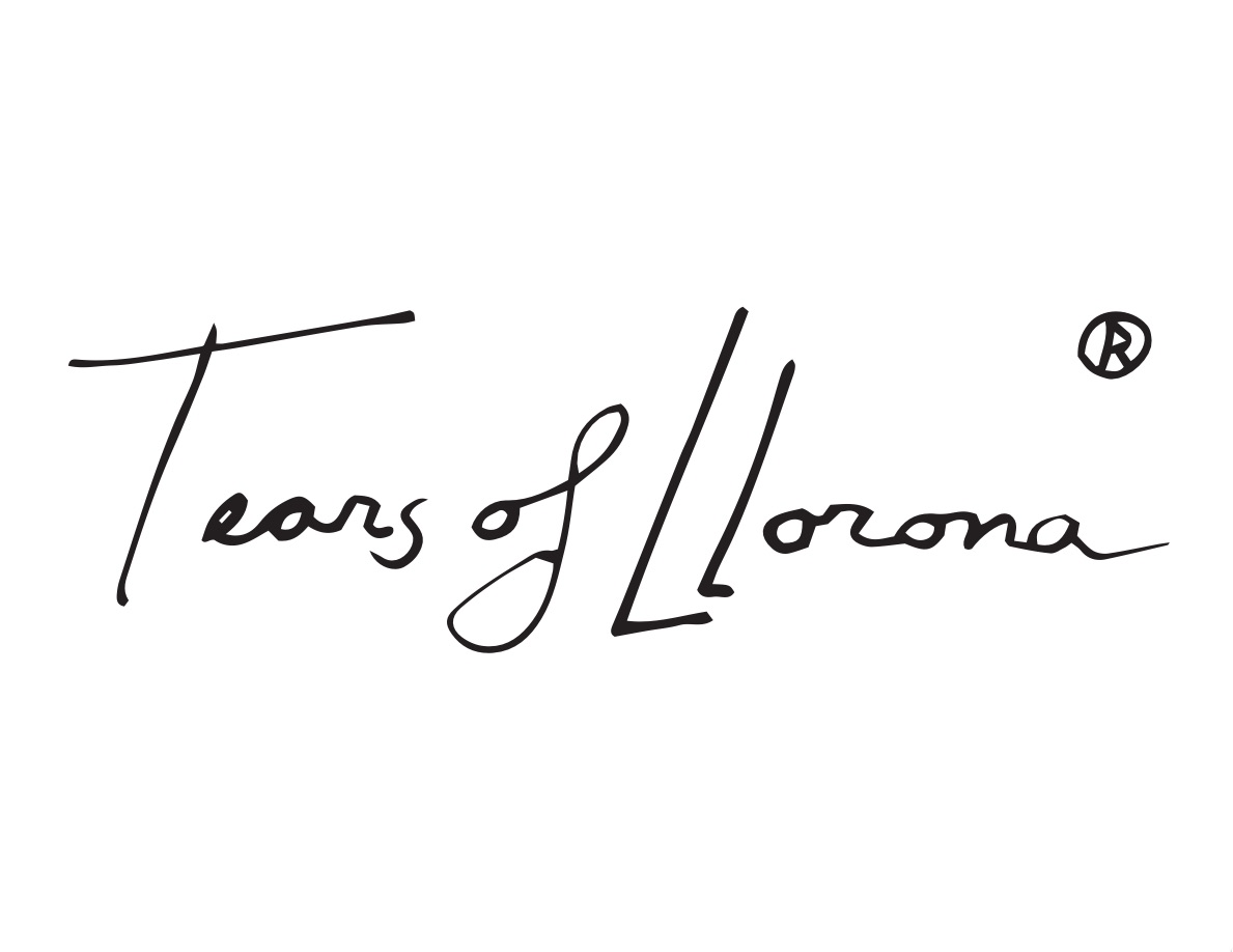 Brand logo with cursive text 'Tears of Lorona' and a small registered trademark symbol
