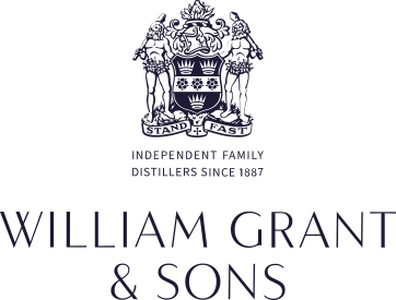 William Grant & Sons logo featuring a crest and the phrase 'Independent Family Distillers Since 1887'