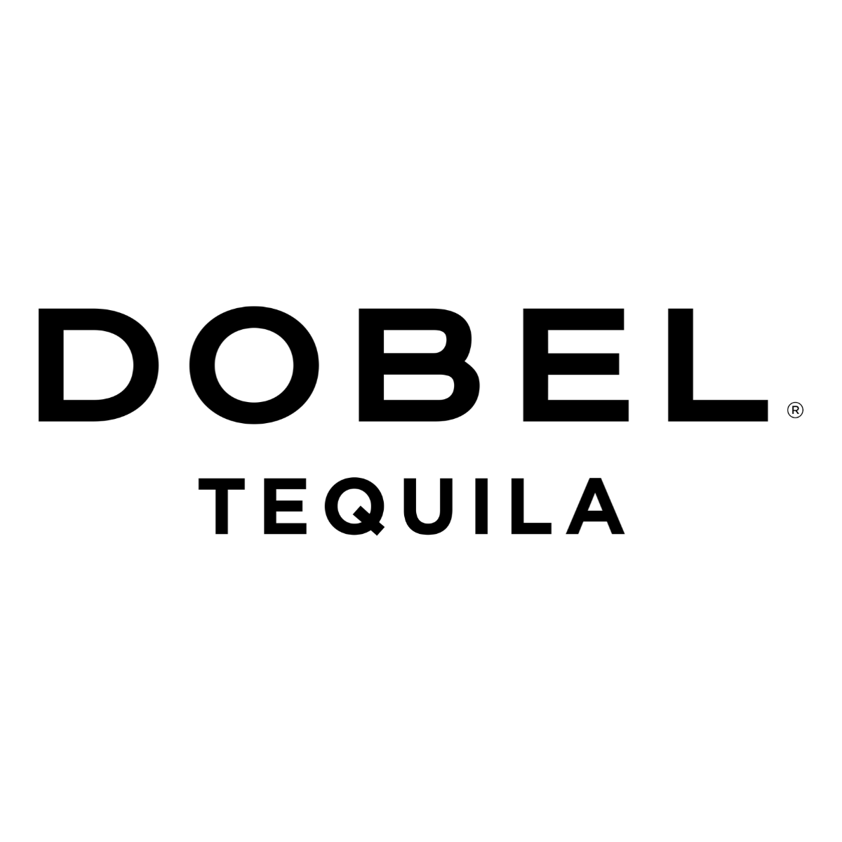 Logo: DOBEL TEQUILA brand with bold 'DOBEL' and 'TEQUILA' beneath it.